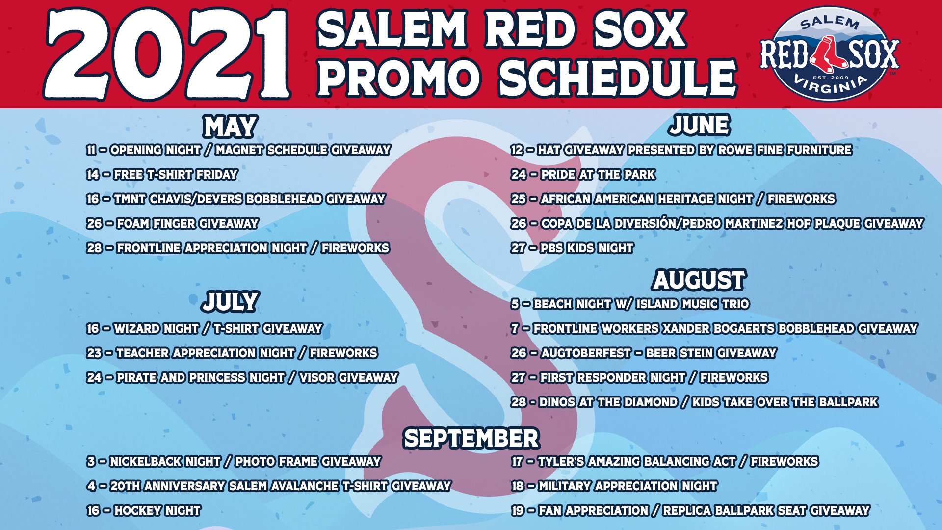 The Salem Red Sox on X: Allow us to help you decide which games to come  to! All of them is the correct answer - but we understand that's not always  possible.