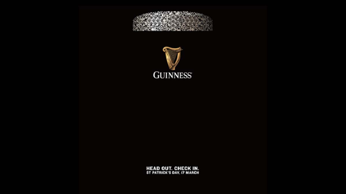 Guinness convierte su espuma en un código QR para fomentar el consumo responsable marketingdirecto.com/marketing-gene…