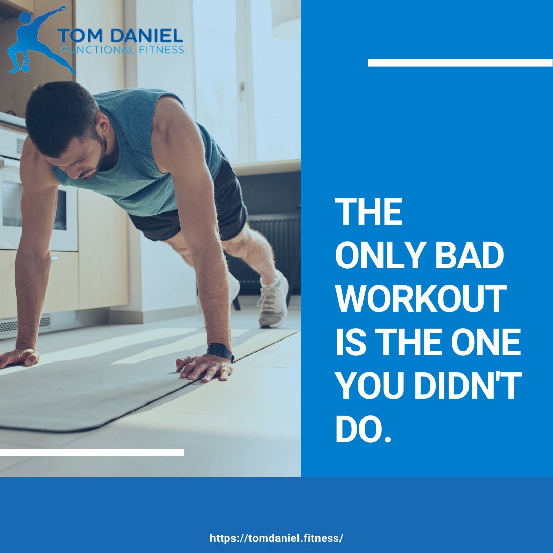 TomFunctional's tweet image. “The only bad workout is the one you didn&apos;t do.”
 
tomdaniel.fitness
 
#functionalfitness #fitness #functionaltraining #functional #personaltrainer #homeworkout #personaltraining