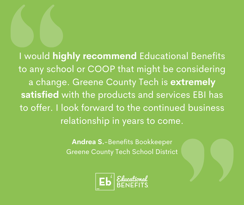EBiTeam's tweet photo. EBi continues to research to identify the most cost effective and best benefits to offer to our clients. We ensure the transition process is seamless and informative.
#educationalbenefits #arkansasschools #ebiteam https://t.co/LYR2O2sxo6