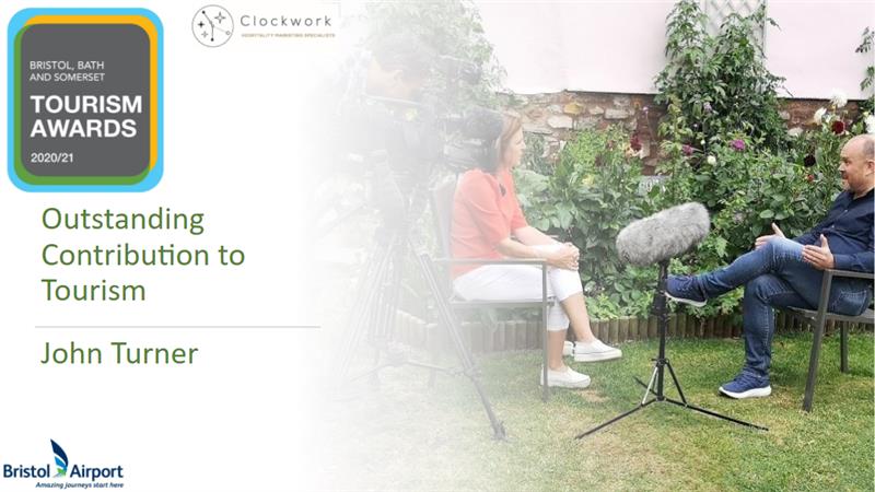 Many congratulations to John Turner <a href="/JohnTurnerComms/">John Turner MCIM</a> <a href="/VisitSomerset/">Visit Somerset</a> who’s been recognised for his exceptional dedication and outstanding contribution to tourism across #Somerset #BBSTA20 <a href="/BristolAirport/">Bristol Airport</a>