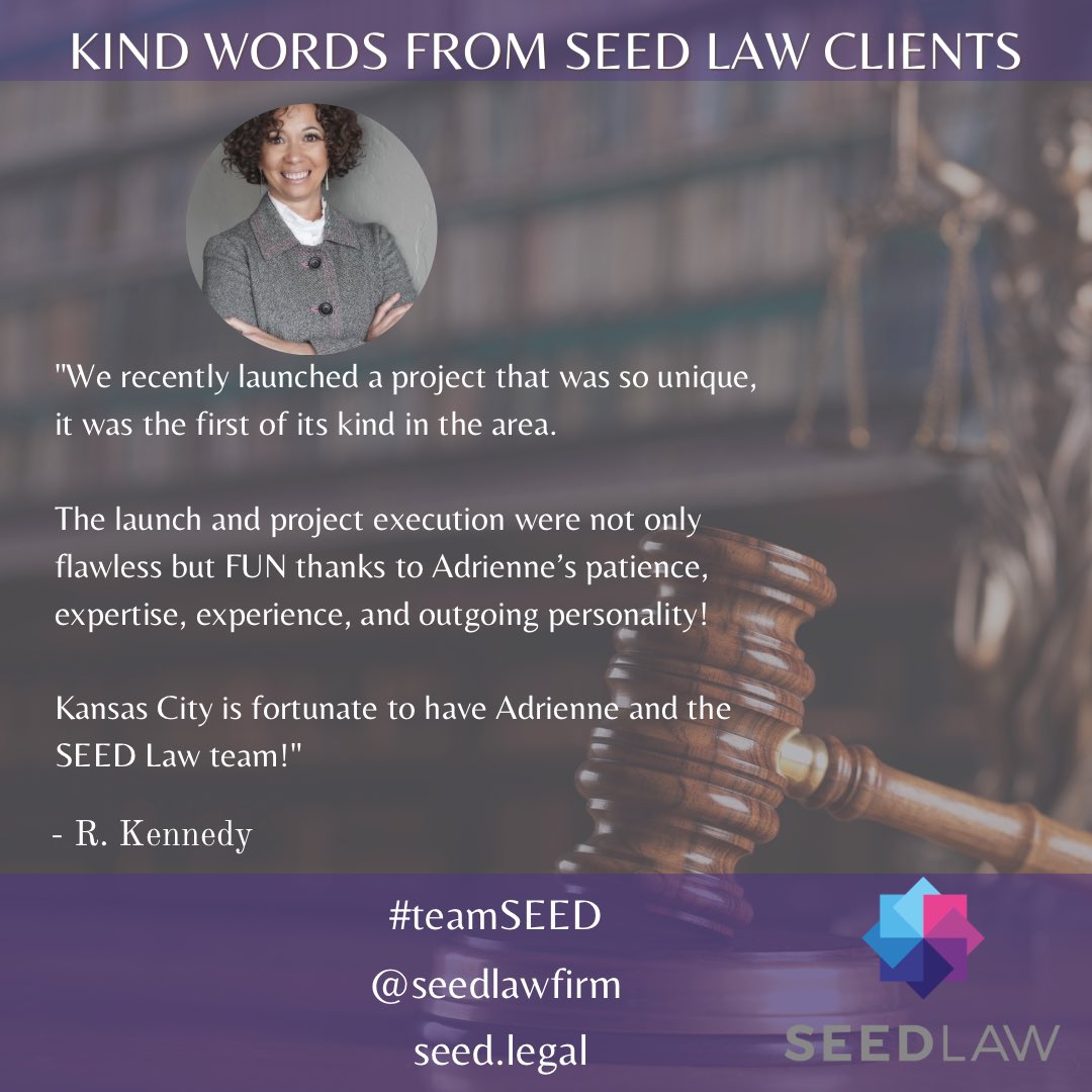 Give us a call or visit our website to schedule a 30-minute consultation with an attorney to discuss your business, your plans for the future, and how SEED Law can provide you with legal solutions.

#teamSEED #WomensHistoryMonth