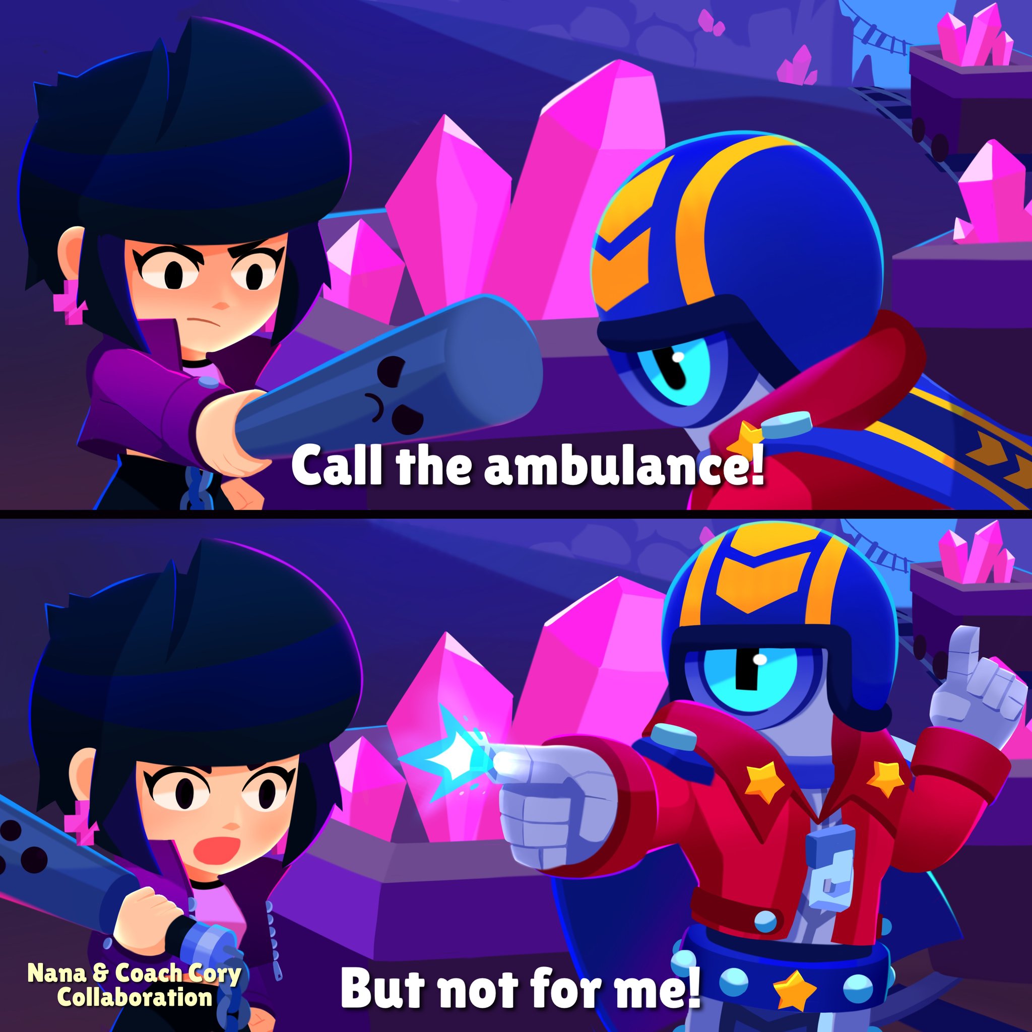 Coach Cory On Twitter New Brawlified Meme Template With Stu Brawlstars Feel Free To Use It Artwork By Nana7bs
