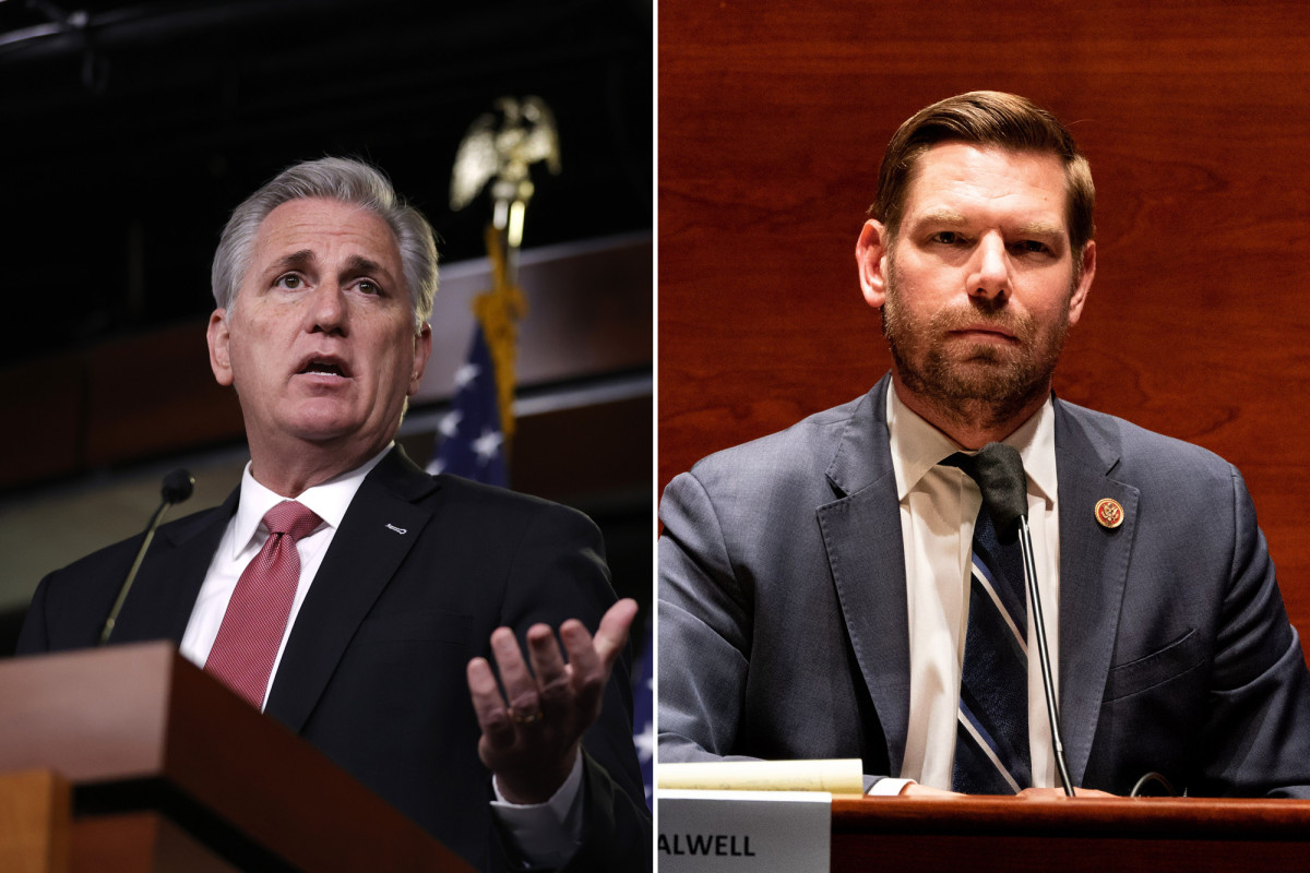 Sen. McCarthy calls on Democrats to pull Eric Swalwell from Intel panel