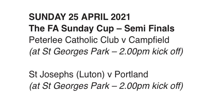 CAMPFIELD FC tweet media