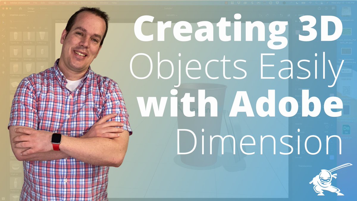 JeffBattLXD's tweet image. Adobe Dimension makes it easier to create simple 3D models for both #AR and #VR experiences. In this latest post I walk you through how to get started with Dimension. #augmentedreality #learninginnovation learningdojo.ninja/blog/using-ado…
