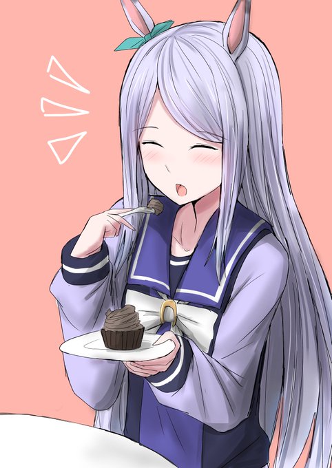 お食事メジロマックイーンさん。 