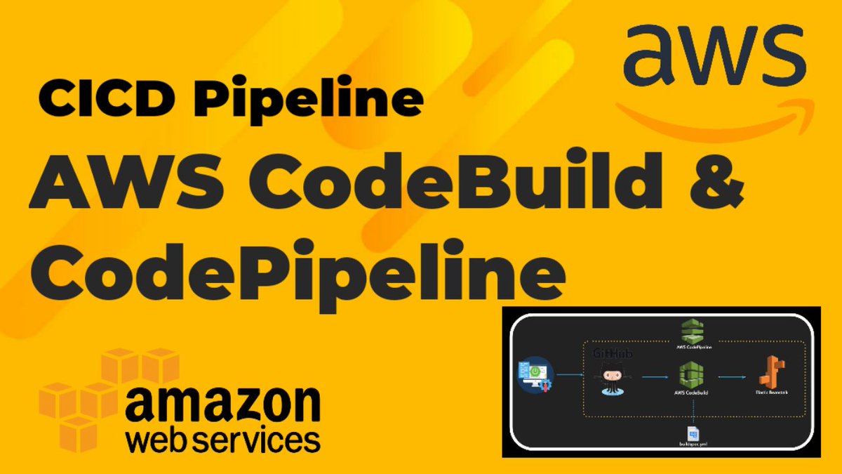thetechtter's tweet image. How to build CICD Pipeline with AWS CodePipeline & CodeBuild?
#aws #awscloud #codebuild #codepipeline #techtter
youtu.be/g7b2t7LlVKc