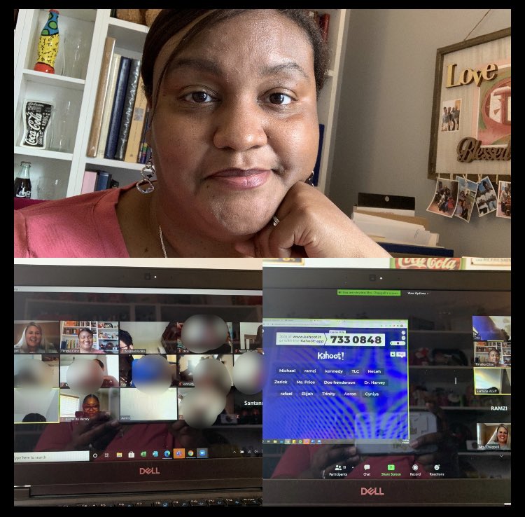 MrsTLCline's tweet photo. When you lose at a Kahoot Math game with your scholars, but secretly you know you hate losing! #remoteday #pouting #lovemyscholars @TeamBryantES https://t.co/AZAoea6nGV