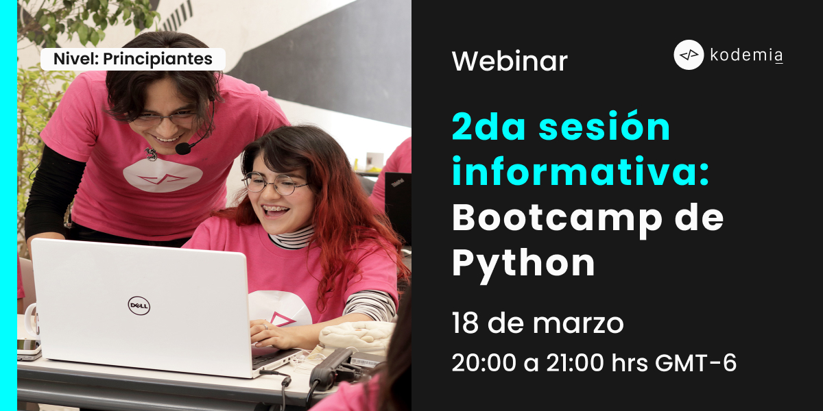 kodemiamx's tweet image. Un #bootcampdeprogramación es un entrenamiento intensivo, se orienta a la práctica y a adquirir rápido habilidades nuevas. 
😎Conoce por qué invertir en uno, quiénes son y qué hacen los mentores de #Kodemia.
👉 ¡Nos vemos hoy! fb.me/e/OhjH4UmY
#Kodewithus #codingbootcamp