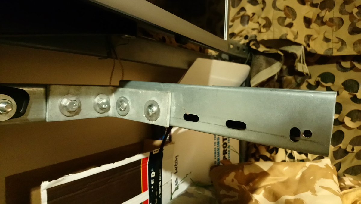 militariaFlickr's tweet photo. My latest project completed! Mounting my TV in my camouflage area. Most of it came out of skips at work, apart from the TV and 2X lengths of unistrut. #mancave #upcycling #Recycling #upcycleuk #DIY #homemade https://t.co/RnQtiWGHZm