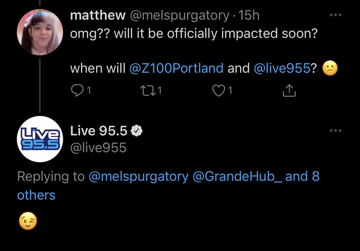 chartaridata's tweet photo. Apparently, @ArianaGrande’s “pov” will be impacted on the radio soon. https://t.co/zzKA3RomSp
