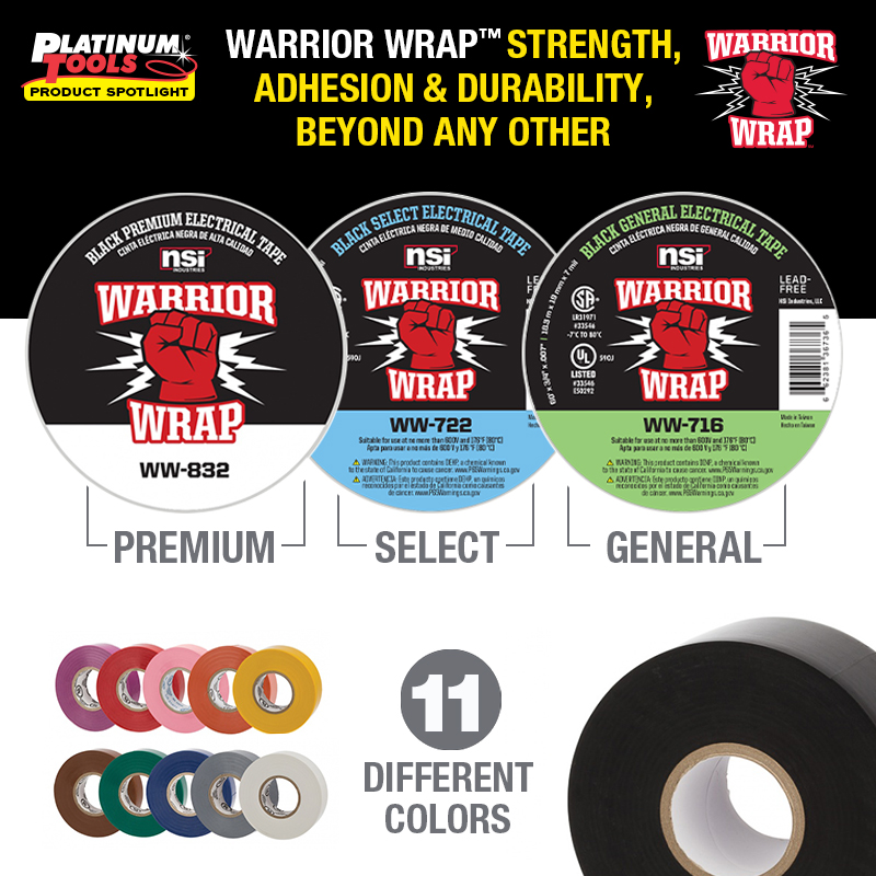 Bundle, Harness, &amp; Protect with WarriorWrap™ Available in the full range of industry colors and three distinct grades. Find out more here. mailchi.mp/platinumtools/…
