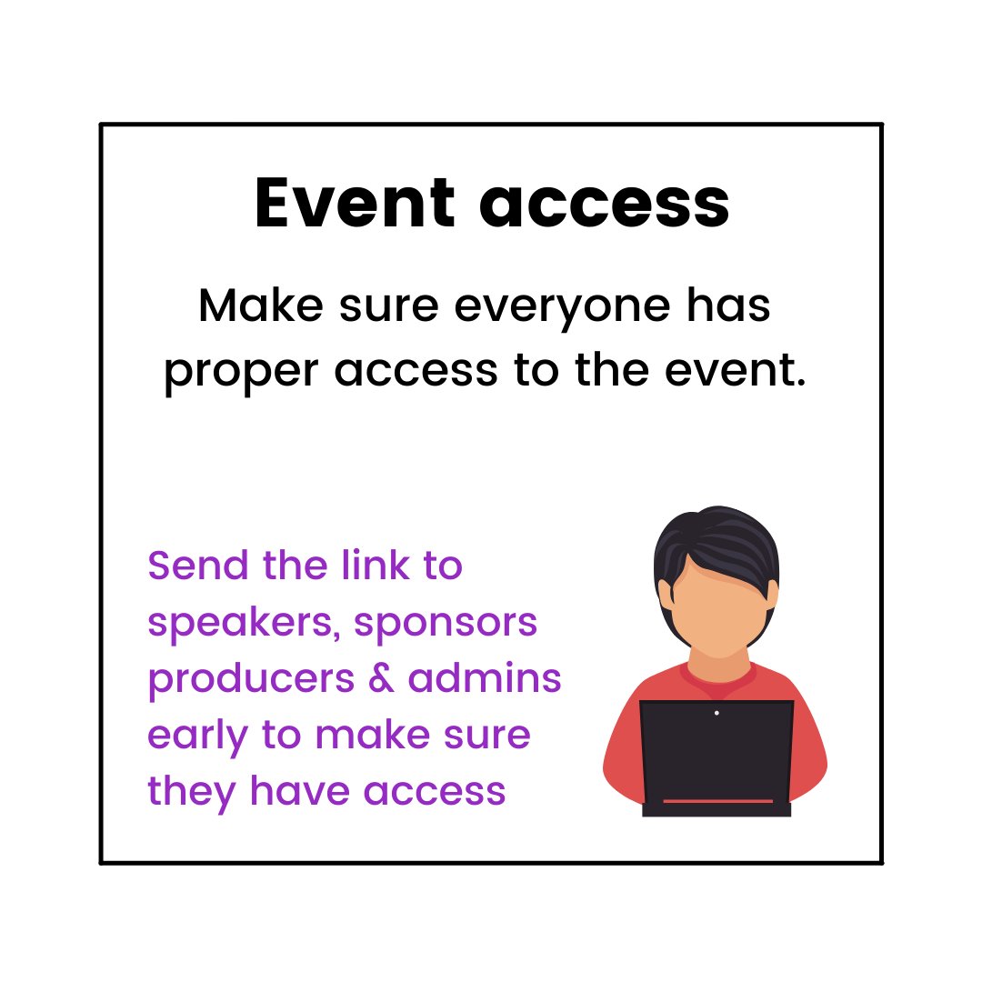 Encaptips

Preparation is one of the most important parts in the making of any event. There's lots to think about across the board, here are a few helpful reminders to make sure your event runs as smoothly as possible.

#virtualevents #onlineevents #encaptips #eventprep #preptips