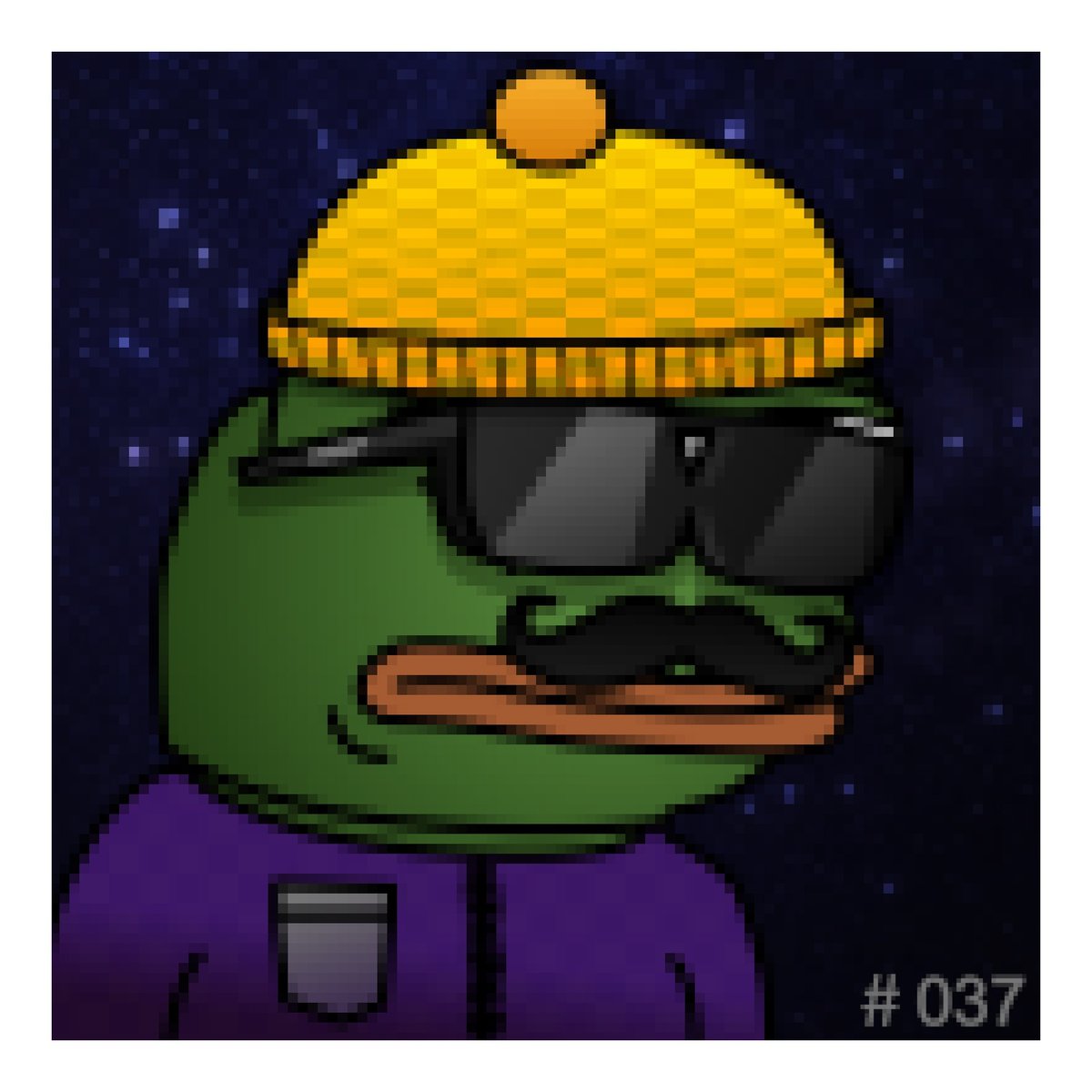 Meet our coolest Pepe, complete with Hipster hat and moustache 

Available now on Opensea 🐸 🤞
opensea.io/assets/0x495f9…

#NFT #NFTs #NFTCommunity #nftcollector #NFTartist  #nftart #rarible #opensea #CRYPTOPEPE