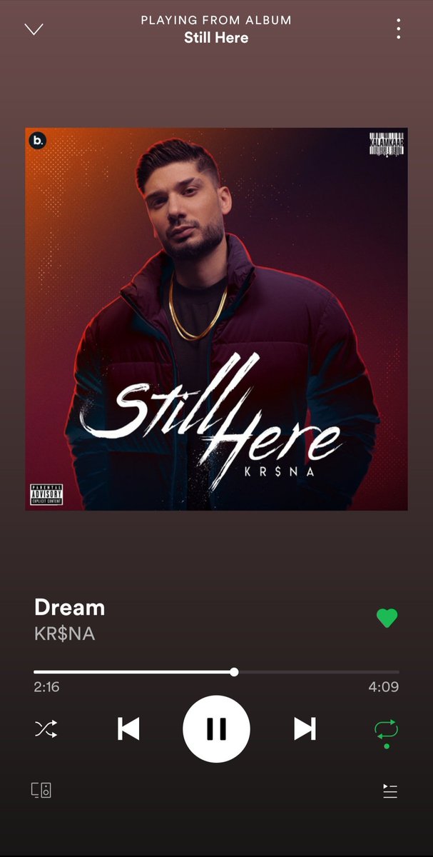 shrutigupta_123's tweet photo. @realkrsna My no 1 is "Dream" in #StillHere. https://t.co/aMqGW3cnK5
