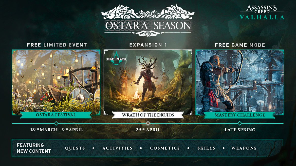 Assassin S Creed On Twitter Check Out What S To Come This Season In Assassin S Creed Valhalla