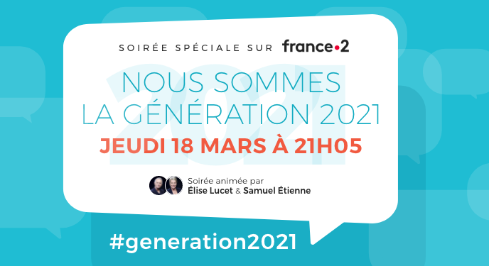 📺 Fiers de participer à l'opération #Génération2021 : une émission spéciale à 21h sur @France2tv pour l'#emploi et l'insertion professionnelle des jeunes

13.500 offres de l'#alternance au #CDI à pourvoir avec Manpower depuis la plateforme <a href="/Wan2bee_Job/">Wan2bee</a> 👉 wan2bee.com
