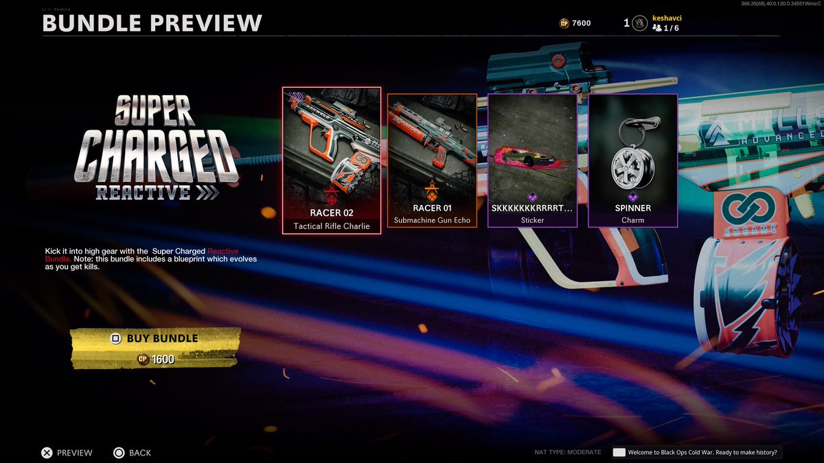CharlieIntel (@charlieintel) on Twitter photo + New in the store in #BlackOpsColdWar: Super Charged Reactive Bundle. + New in the store in #BlackOpsColdWar: Super Charged Reactive Bundle.