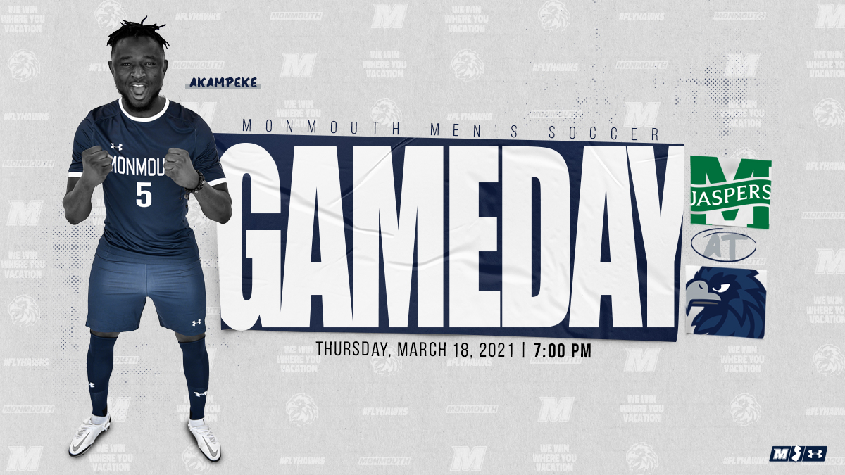 MonmouthSoccer's tweet image. For the first time in 498 days...

It's GAMEDAY.

Live Stats 📊: flyhawks.co/3cLPMyD

#FlyHawks