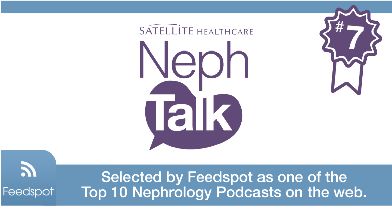 satellitehealth's tweet photo. We are so proud to announce that NephTalk has been listed as one of the Top 10 Nephrology Podcasts on the web by Feedspot. If you aren't familiar with #NephTalk, be sure to tune in to our latest episode below. https://t.co/FuOSiQH5Q0