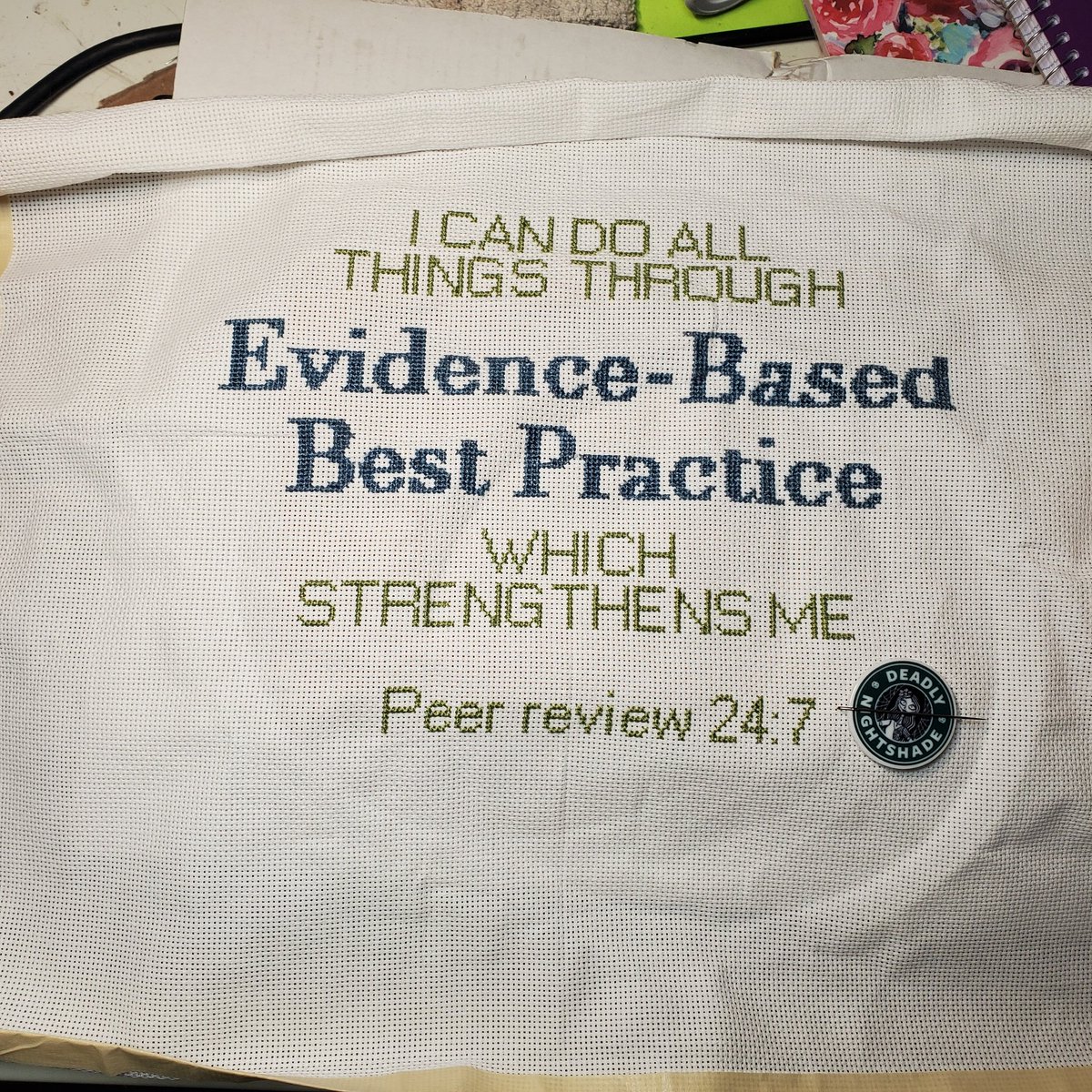 highheelgeek's tweet photo. Now to begin the border.
#WorkInProgress #CrossStitch #XStitchAddict #BabyZLapStand #EvidenceBasedScience https://t.co/KVb22WVMkm