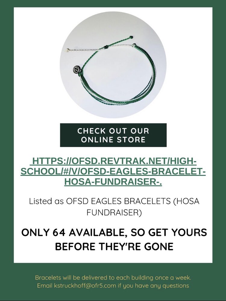 OFHS_HOSA's tweet image. Here is the link for the online store! 

ofsd.revtrak.net/high-school/#/…