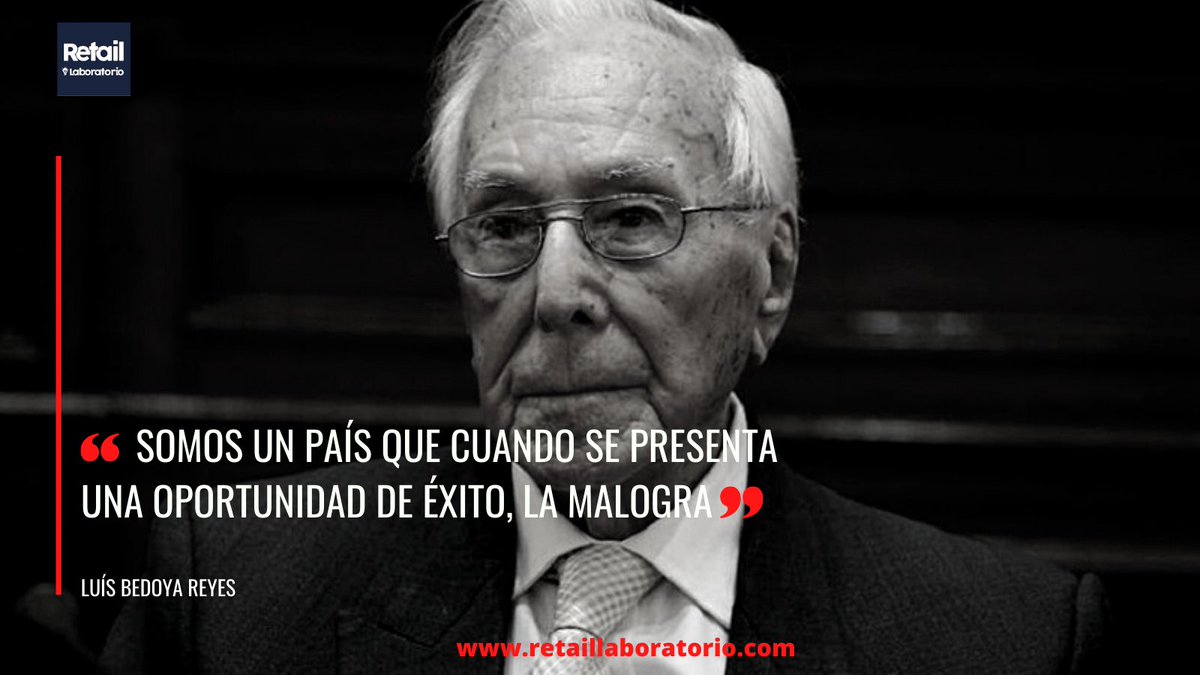 RetailLaborator's tweet image. Uno de los grandes políticos de este país partió hoy; Luís Bedoya Reyes pertenece a esa categoría de políticos que cada vez son menos frecuentes; honestos, honrados y sinceros. Descansa en paz.

▫️retaillaboratorio.com