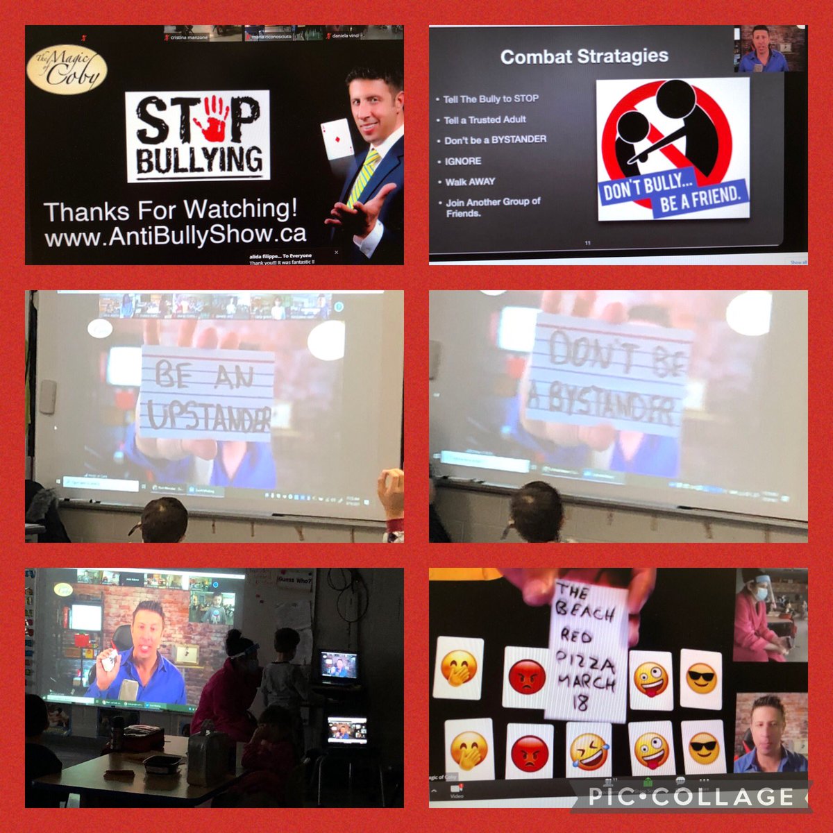 Coby’s Anti Bully Magic Virtual Show was both magical and educational! Be an upstander and not a bystander. <a href="/antibullyshow/">Coby’s Anti Bully Magic Show</a> <a href="/StAgnesYcdsb/">St. Agnes of Assisi CES</a> <a href="/YCDSB/">York Catholic District School Board</a>