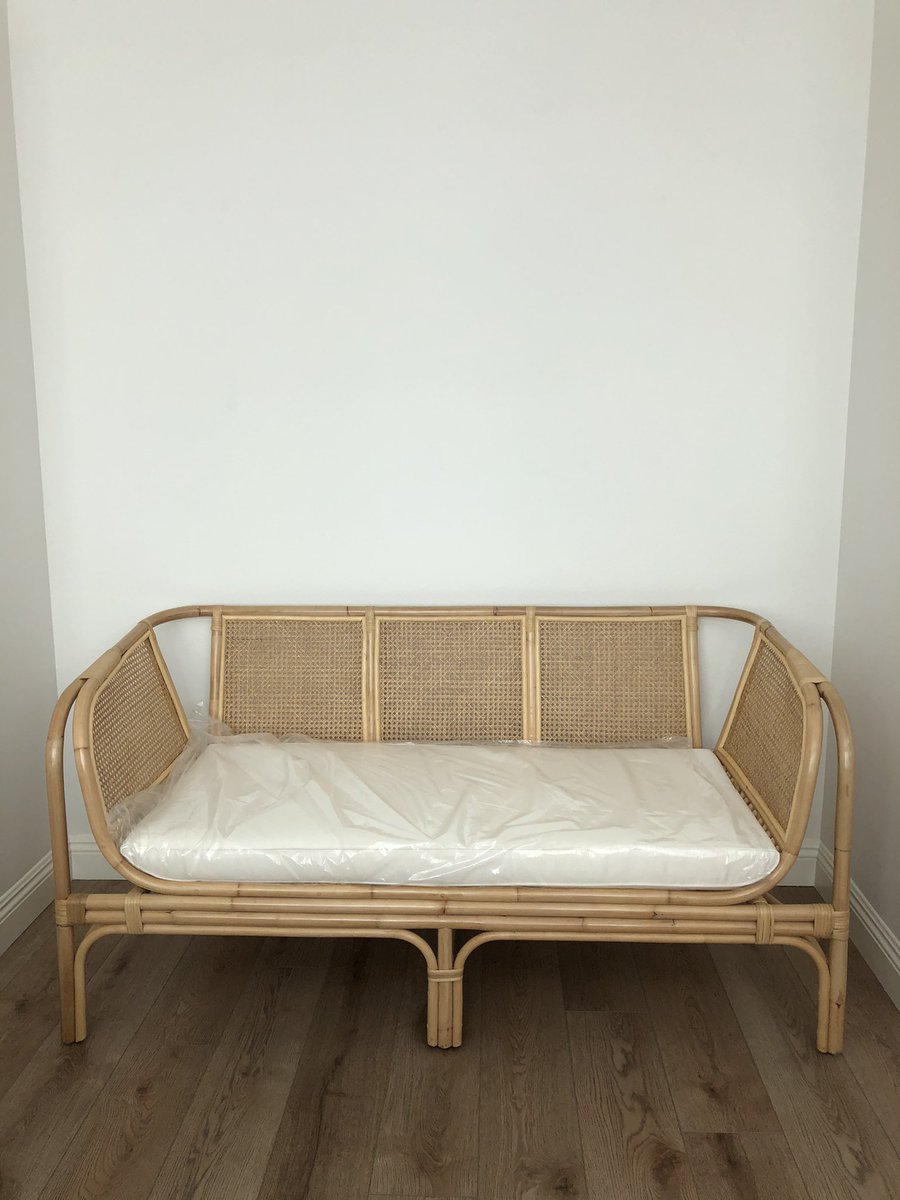 urmomkeana's tweet photo. If you live in California please RT this. 
I’m living my dream with selling handmade rattan furniture and I need help getting the word out. Thank you! 🤍 Follow @Therattanbabe on Instagram! https://t.co/T8oYIFFc3m