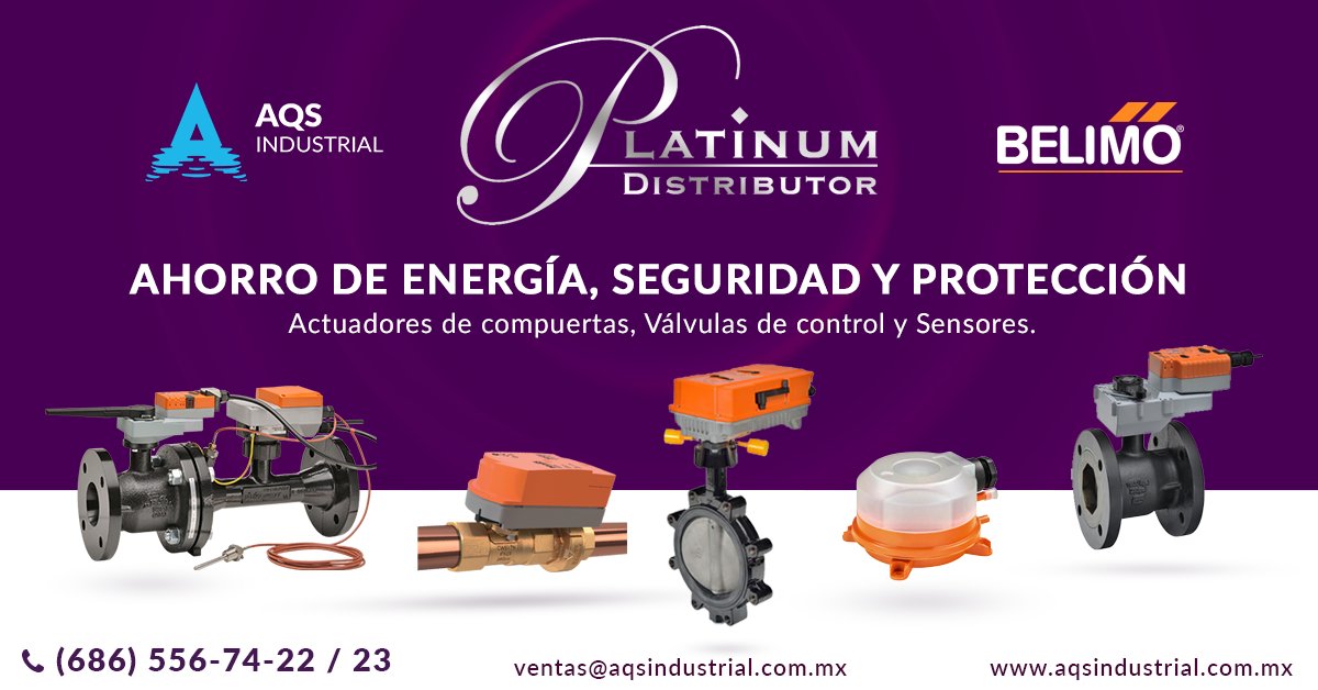 Reconocidos como Distribuidores Platinum💪
Whatsapp 📲686-5977 562, ☎️686-5567422/23, ✉️ventas@aqsindustrial.com.mx
#AQSIndustrial #Belimo #Válvulas #Termostato #Butterflyvalve #EnergyValve #Valves #Válvula #ActuadoresDeDampers