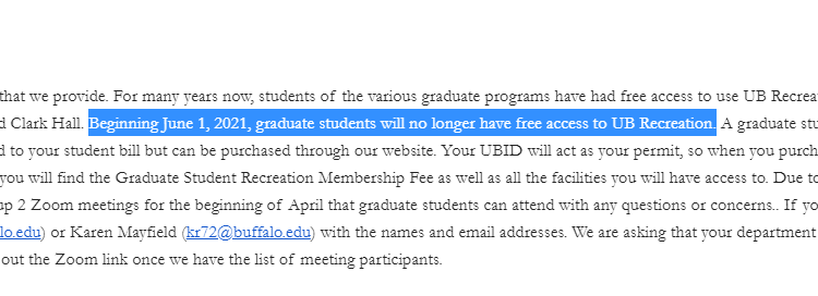 UB: We heard grad students don't like paying fees. 

Also UB: lets make them pay more fees. 
             
#UBuffalo #UBhornsUP #BestColleges
#AbolishFees
<a href="/UBuffalo/">UBuffalo</a>