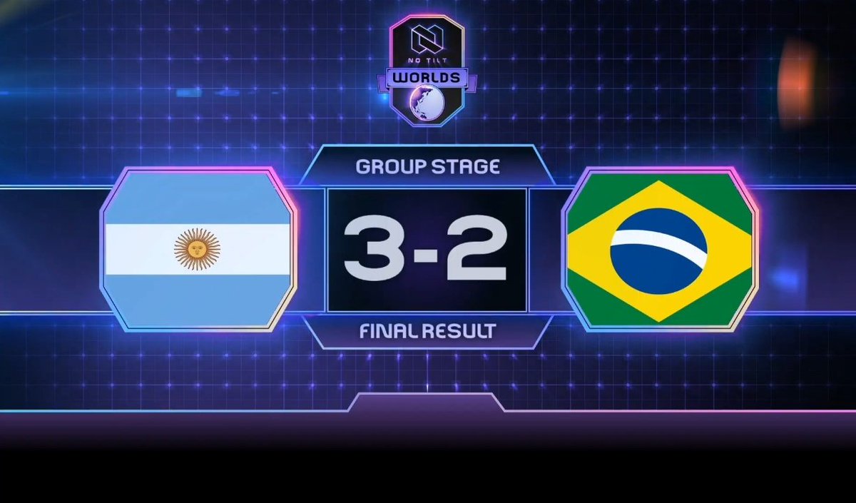 🇪🇸 ¡<a href="/SeleccionArgCR/">Sel. Argentina CR</a> 🇦🇷 asegura la victoria 3 - 2 contra <a href="/SelBrasilCR/">Sel. Brasileira CR</a> 🇧🇷!
🇬🇧 <a href="/SeleccionArgCR/">Sel. Argentina CR</a> 🇦🇷 takes the win 3 - 2 against <a href="/SelBrasilCR/">Sel. Brasileira CR</a> 🇧🇷!

#NTWorlds