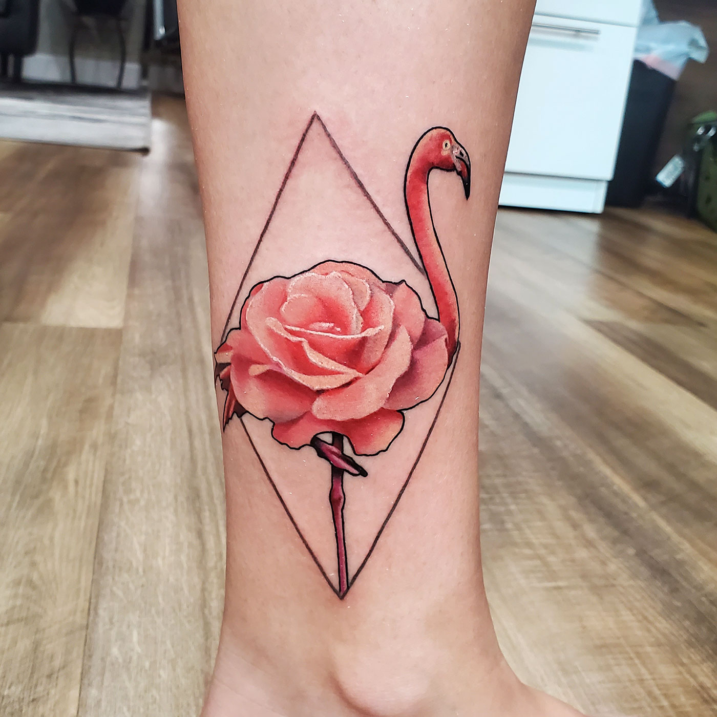 Flamingo Tattoo | Flamingo tattoo, Shoulder tattoos for women, Tattoos