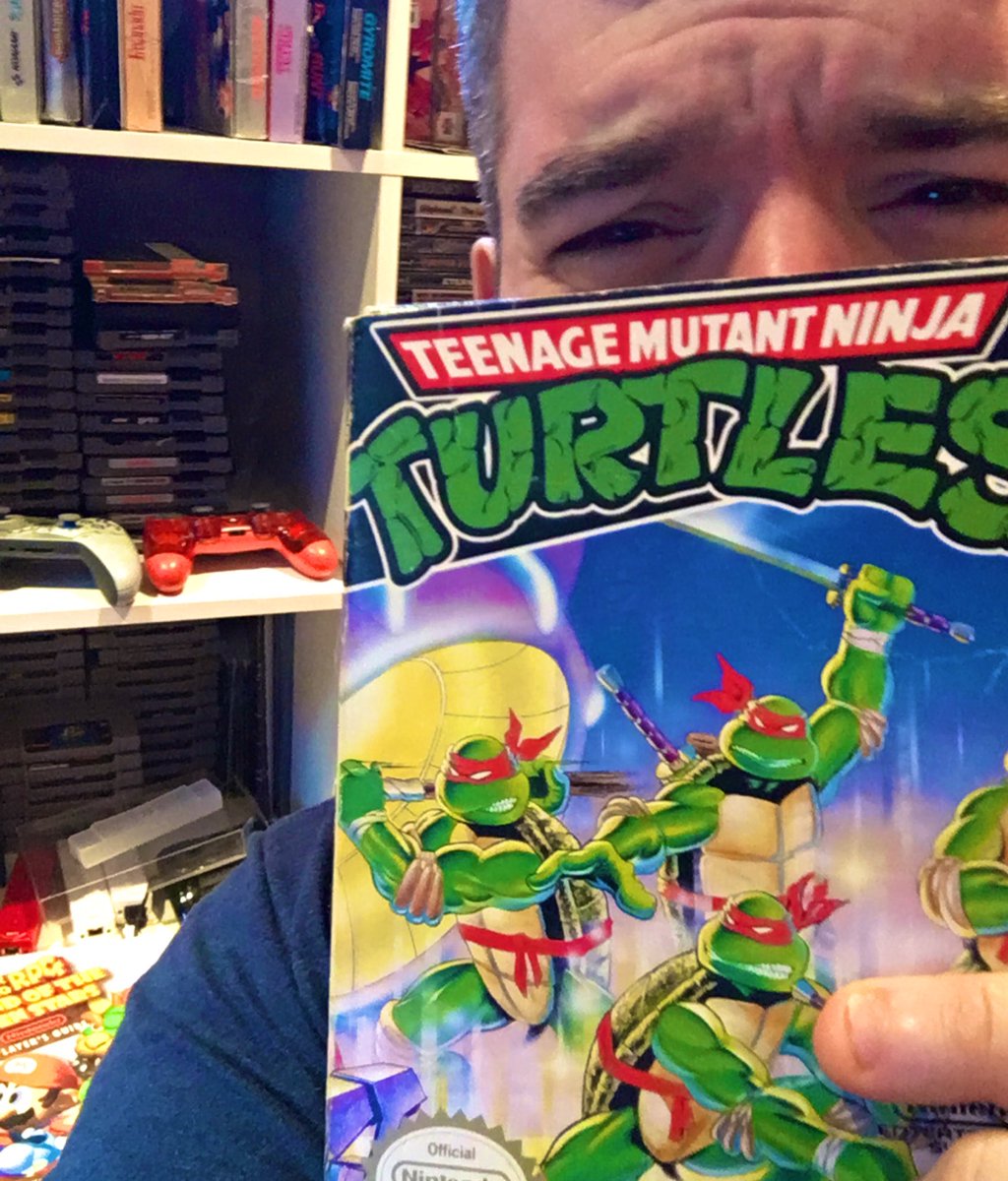 Miketheswan's tweet image. Its time , doing my first attempts of tmnt 1 speedruns tomorrow . This is my copy i got in 1988 and i never finish the game : time for revenge