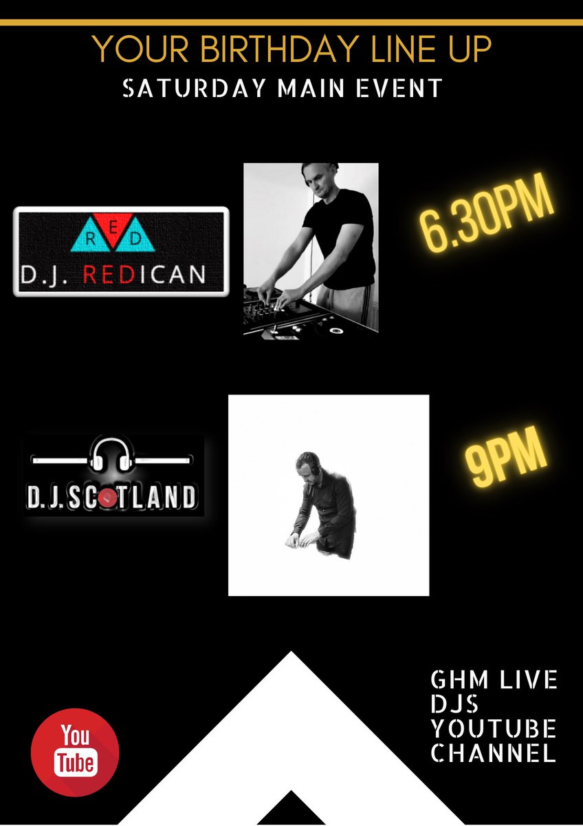 ***Special Announcement*** it’s time for our 1st Birthday party line up !!! The #djs cannot wait. It’s going to be a great weekend and we hope you can join us