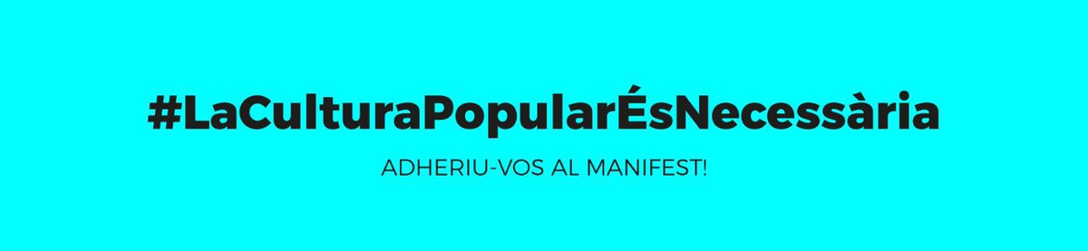 Fem una crida a les autoritats, per a que posin les condicions adients per tal que la cultura popular pugui tornar a fer activitats.
45 entitats ens hem unit per aquest propòsit, i si també sou una entitat, i compartiu l’objectiu, us hi podeu adherir!

oficina-cab.commonscloud.coop/index.php/apps…
