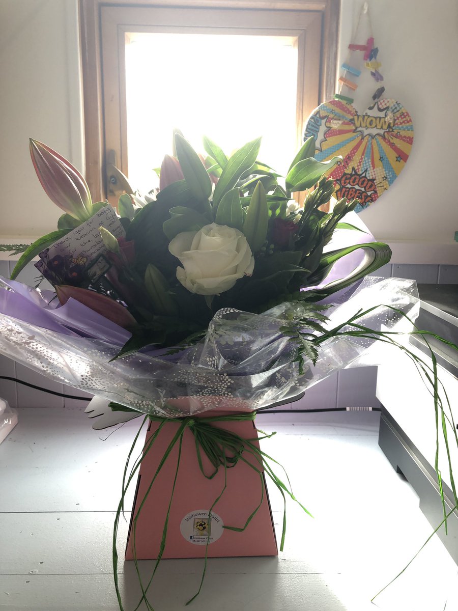 So this happened today! Thanks so much to the #SocEnt community in #Inishowen #ISEN I couldn’t think of a kinder, more thoughtful bunch of people to be working with over the course of the past year. Thank you 🙏🏻 and looking forward to #Thrive and other exciting projects