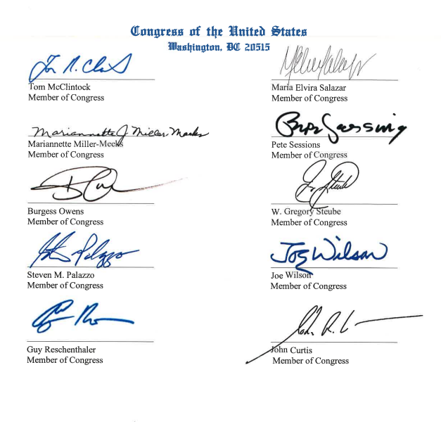 RepMMM's tweet photo. Taiwan has long been a key trading partner for the US, particularly benefitting Iowans.

I was proud to join my good friend @RepAshleyHinson's letter to @StateDept on the importance of maintaining strong relationships with Taiwan and supporting them in the face of #CCP threats. https://t.co/wNSZfq3Nri