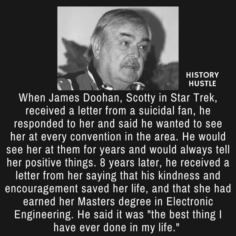 Amazing what a single act of kindness does for a human being.