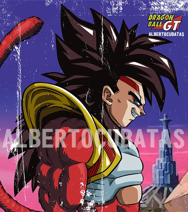 dbz goku ssj4 vs baby vegeta