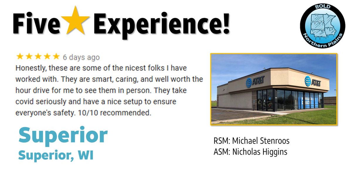 The team in Superior, WI knows how to provide a SUPERIOR ⭐️⭐️⭐️⭐️⭐️ experience to their customers! 

@BrianWest_NP
 <a href="/dbustamante1210/">David Bustamante</a>
 <a href="/DameonBryant22/">Dameon Bryant</a>