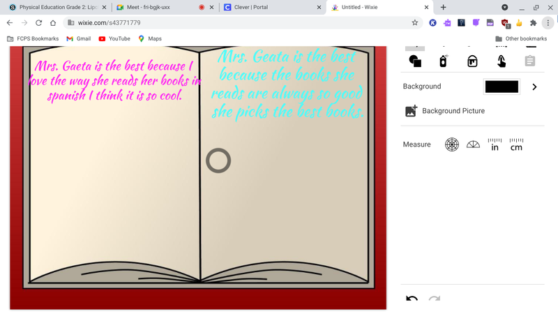 mrsgaetareads's tweet photo. My students definitely know how to spread the love. 🥰 This "book" completely made my day! #TPSrocks @ThurmontPrimary https://t.co/YMX7jlSb4F