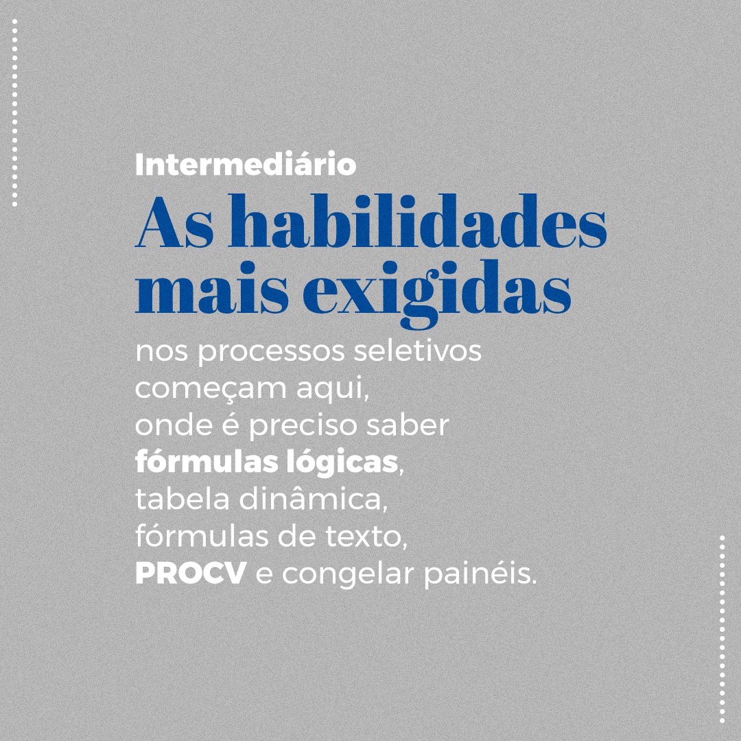 unpoficial's tweet image. Sabia que o Excel é um programa exigido nas mais diversas áreas do mercado? Pois, então, se você tem dúvidas sobre o seu nível de conhecimento na área, separamos algumas artes que vão te explicar bem direitinho #UseExcel 💻