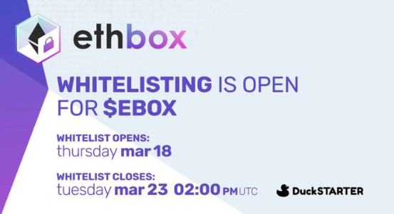 🚨Breaking!!🥳

‼️Duckstarter TIME‼️

🔥Whitelisting for  $EBOX is open!!!

⚡️This project is gonna be pure 🔥🔥🔥

💥If you didn't yet go an follow:

👉🏾@ethbox_official &amp; <a href="/dao_duck/">DuckDAO 🐣</a> 

#letsbankthatcoin #thecryptolifestyle #TCLers
