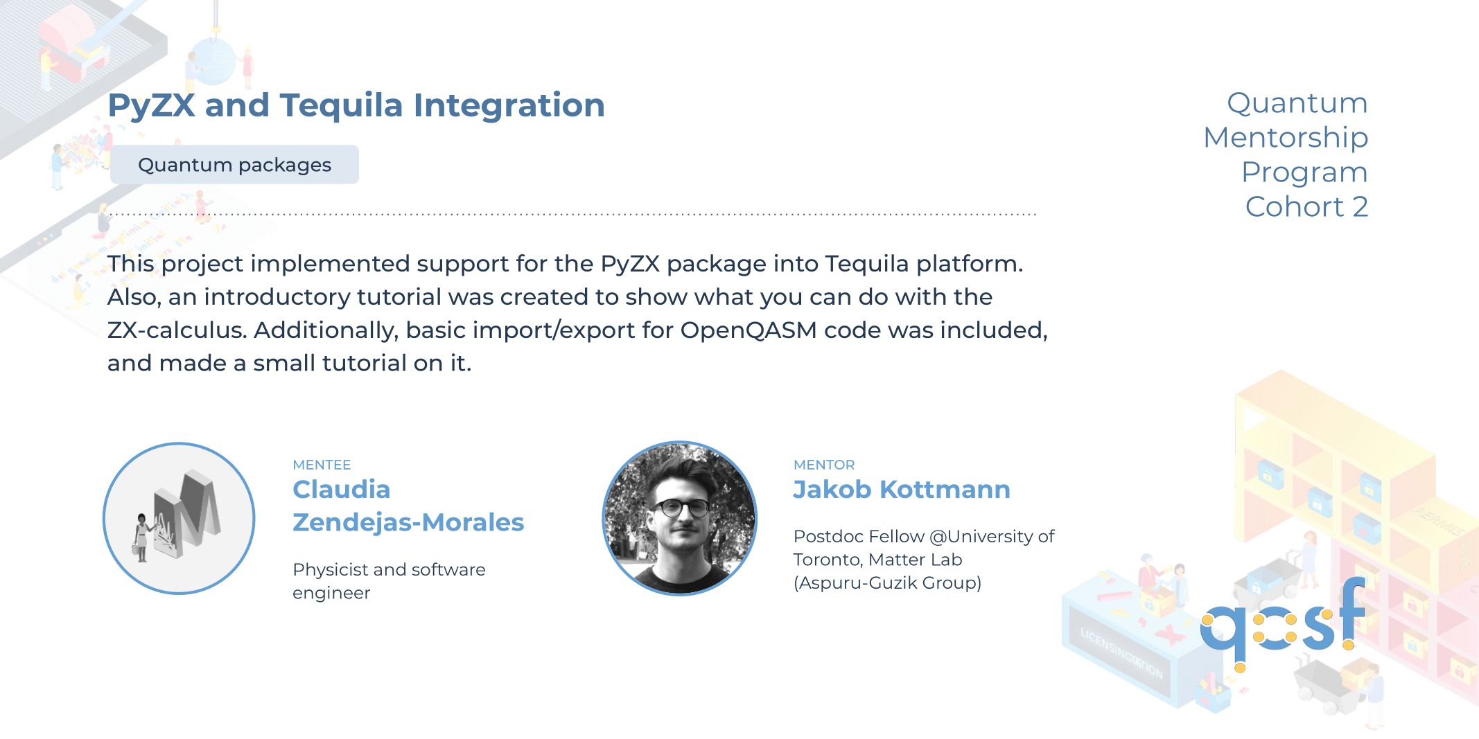 qosf on Twitter: "QOSF #mentorship project highlight 🎉 💻 PyZX and Tequila Integration 🔗 Mentor: @JakobKottmann https://t.co/IhHeEotRF0" / Twitter