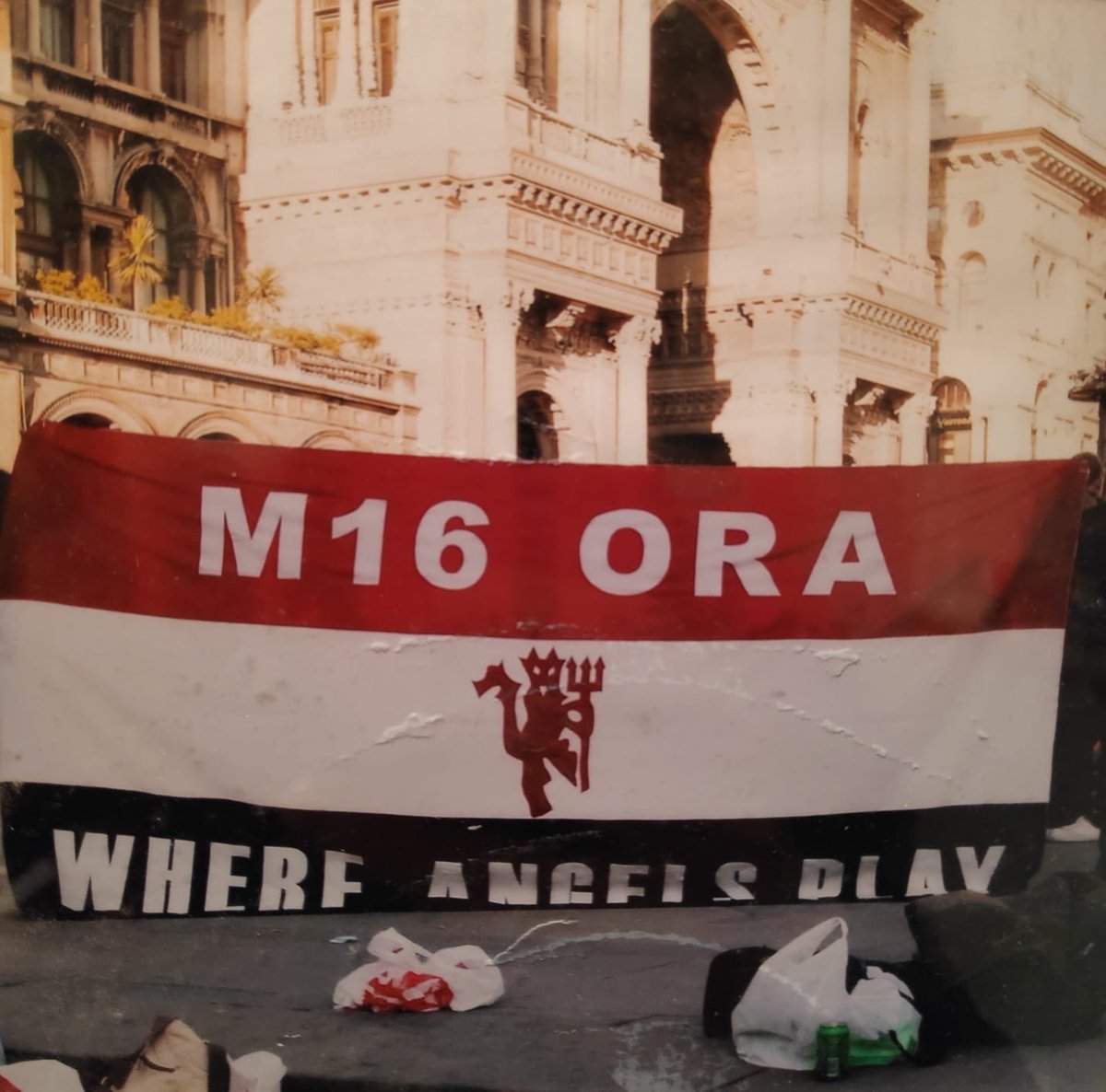 Us in Milan 2005. We hope the result is better tonight 🤞