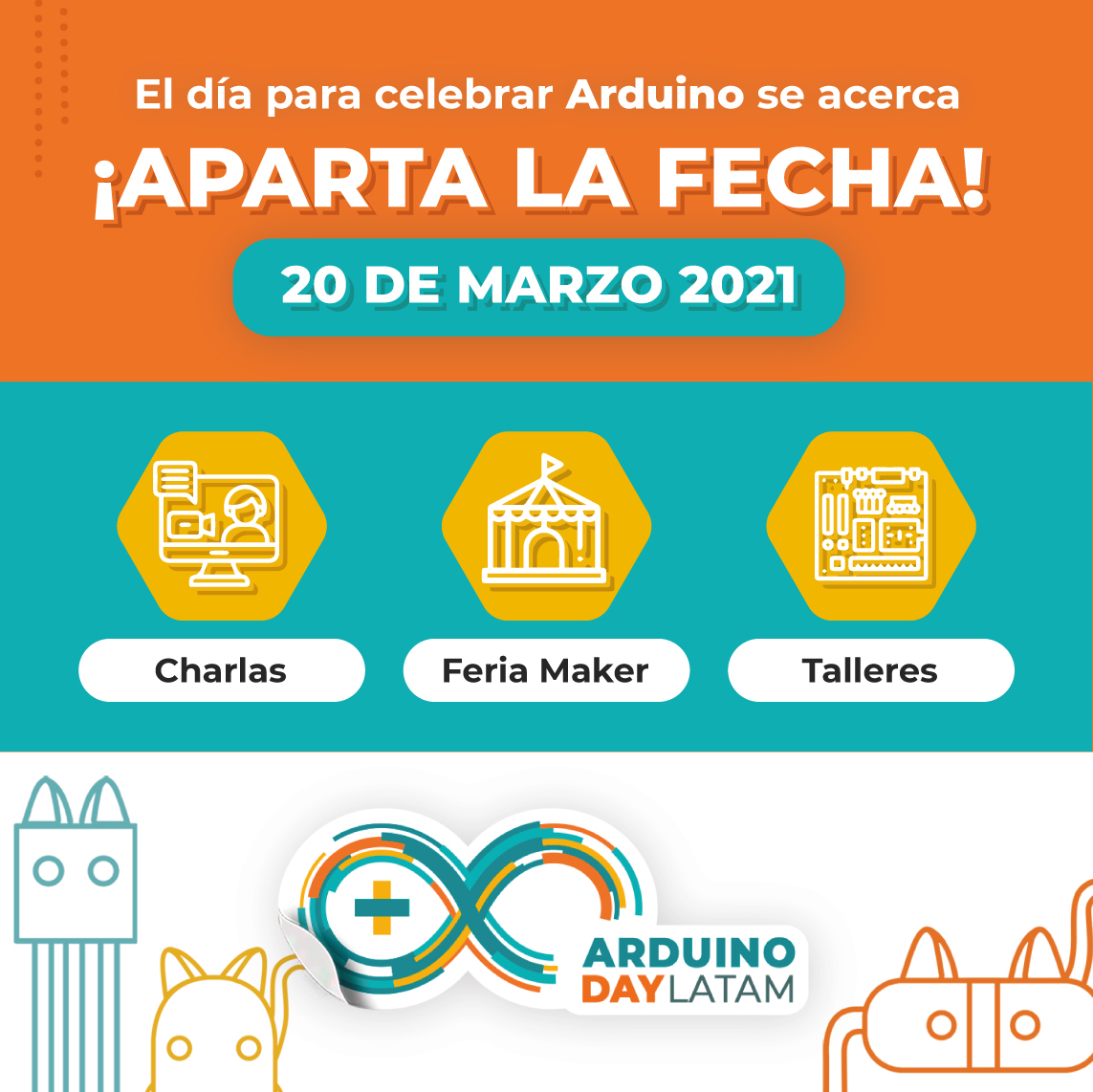 museofranzmayer's tweet image. Te invitamos a celebrar el #ArduinoDayLATAM y conocer los últimos proyectos que la comunidad Arduino está haciendo.
¡No te lo pierdas! 👉🏾 arduino.mx.