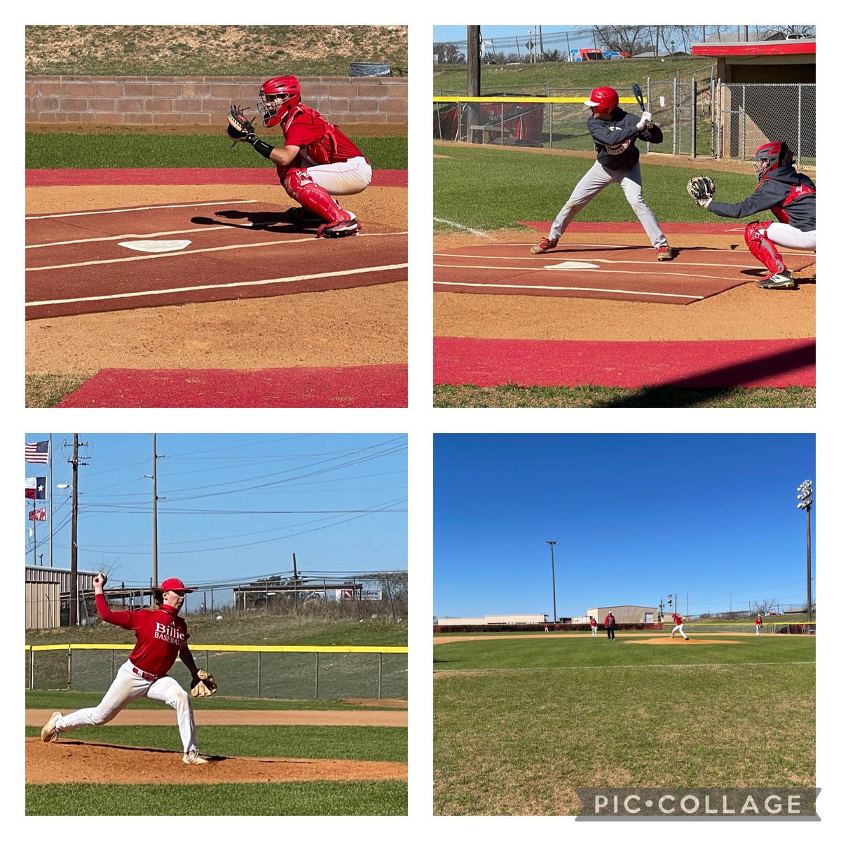 Spring Break has been busy...games, Lil’ Billies Clinic and practice. #BattlinBillieBaseball 🐏⚾️ #HardWorkPaysOff #SpringBreakBusy