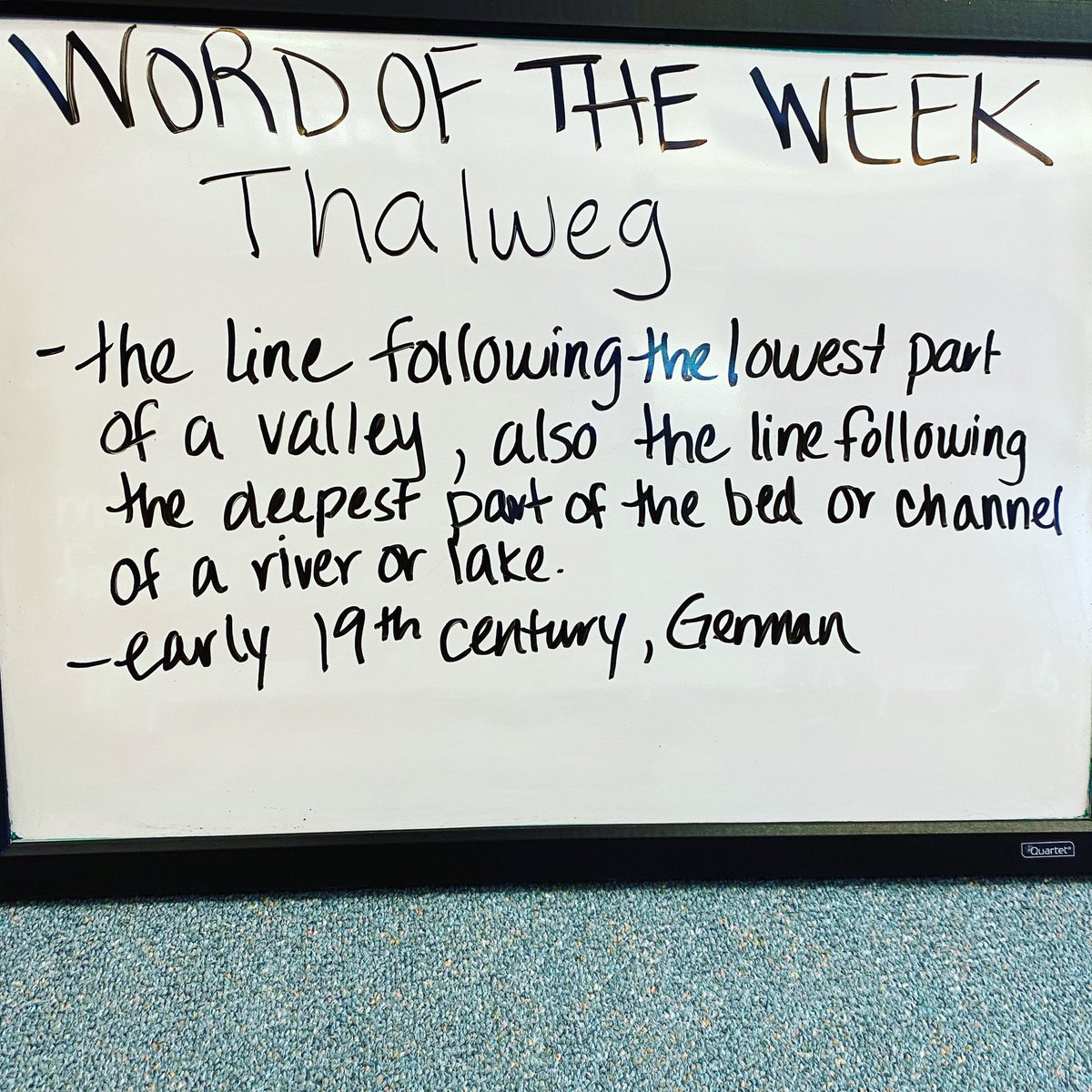 BrandonLibrary's tweet image. Word of the week #wordoftheweek #brandonlibrary #ottercreek